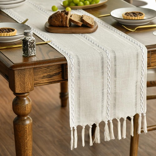 Tischläufer boho creme - boho,