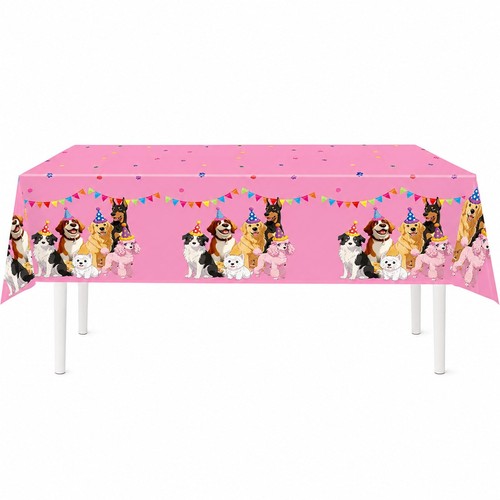 Hunde tischdecke 137 - 137, cm