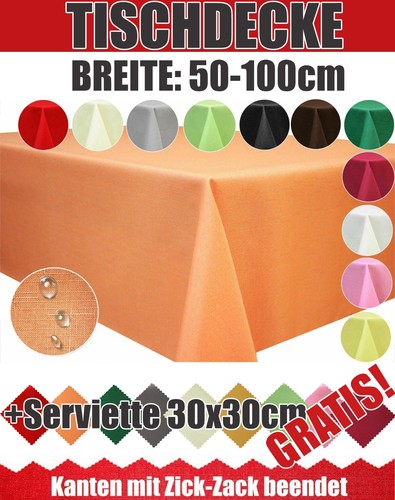 Tischdecke leinenoptik - tischdecke,
