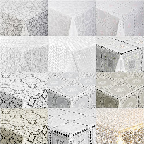 Tischdecke lace vinyl - tischdecke,