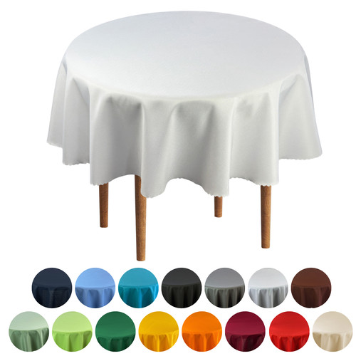 Tischdecke rund fleckabweisend - rund,