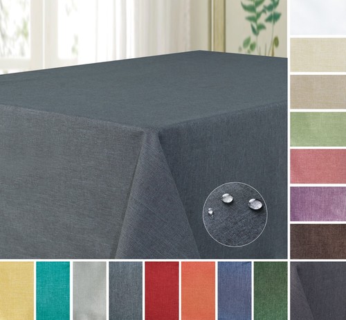 Tischdecke eckig rund oval - tischdecke,