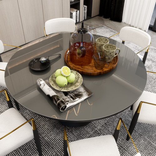 Runde tischfolie transparent - runde,