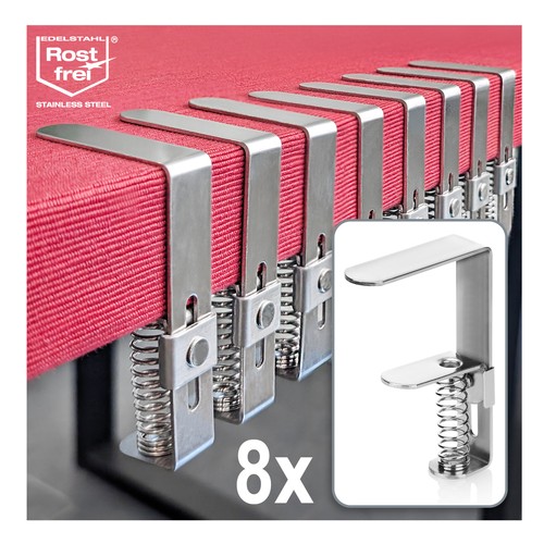 Premium tischdeckenklammer - 8x,